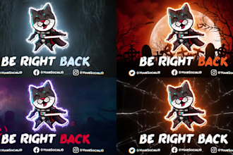 create halloween video for twitch overlay animated alerts, webcam overlay