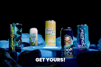 design unforgettable soda, can, energy drink, juice label