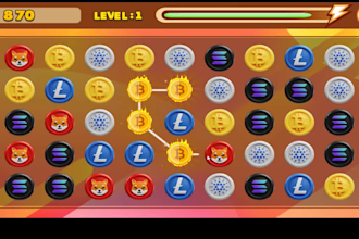 make crypto mini app, web app and telegram game