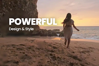 create a professional video, photo slideshow