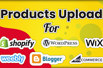 upload products on ecommerce store manually or via automation