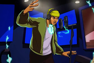 2d music video animation, music video animation, 2d animation, cartoon animation
