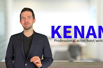 be your american male spokesperson for 4k corporate video