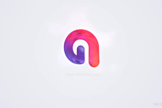 create smooth elegant logo reveal