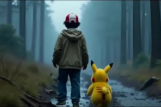 incorporate smooth transitions and ai generated visual for ai movie trailer