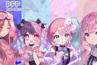 draw amazing anime style fanart or avatar for your pfp
