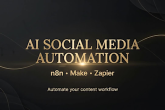 automate social media content generation and posting