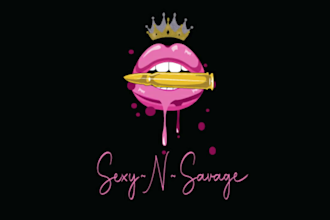 design a professional nails lip gloss hair logo