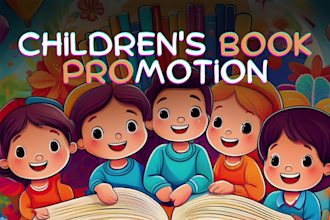 promote your kids or childrens book on social media for maximum exposure
