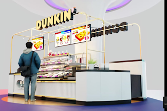 design 3d retail store and mall kiosk interiors