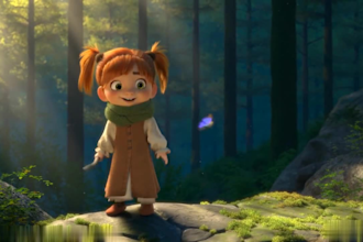 do 3d cartoon animation, disney pixar style, animated short film, 3d music video