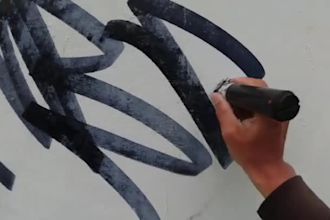 do graffiti handstyle tags on the wall