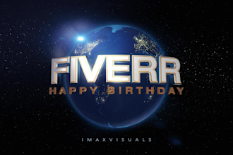 make universal style happy birthday video intro