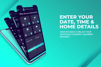make iphone or android mobile app promo video in 24h
