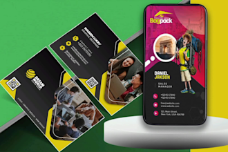 do modern, custom and luxury business card design in 3 hours