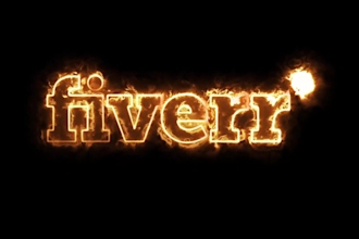draw your logo with burning fire