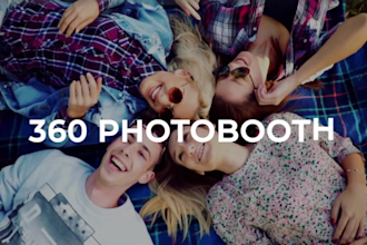 create event, party promo, 360 photobooth and short video ads