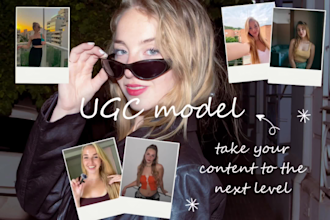 be your female model and product ugc content creator