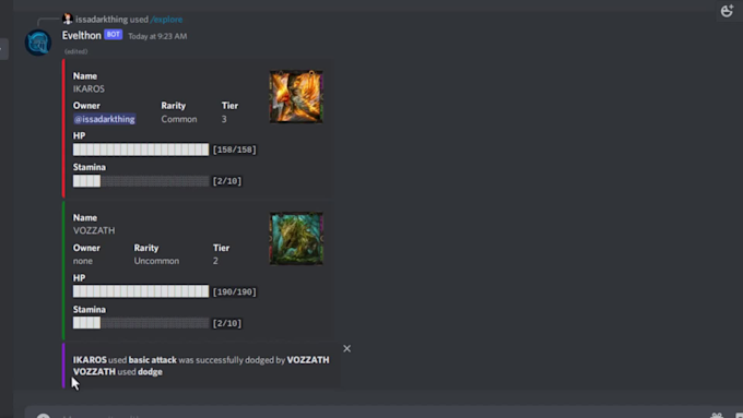 izzi - discord rpg game bot - Discord Bot that simulates JRPG with over 722  Collectable Cards and 422 Skins - SideProjectors