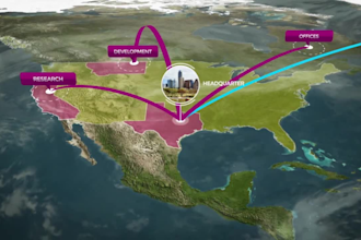 create 2d and 3d map animations