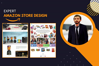 build amazon storefront design and amazon store setup