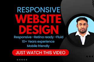 design responsive website in 20 hours