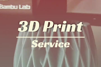 do 3d print, models and construction service