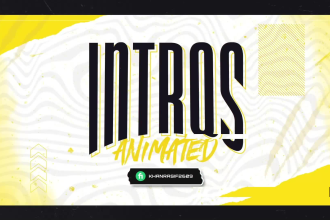 design animated intro, stinger for your stream, twitch, youtube