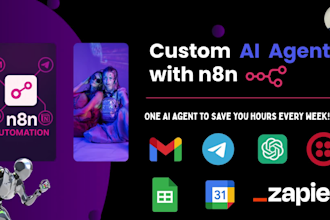 build any custom workflow or agent using n8n