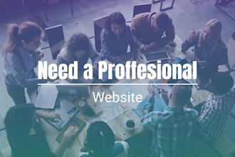design wix, weebly, or squarespace website for you