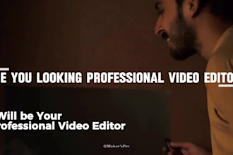 be your professional video editor