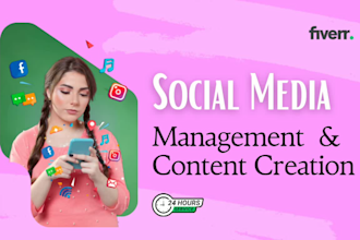 act as a social media marketing manager and content creator