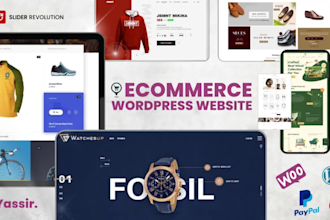 develop wordpress ecommerce website, design woocommerce store