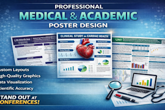 design academic, medical, and research conference posters