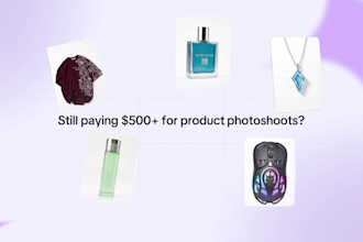 create professional ai product photography and photoshoot