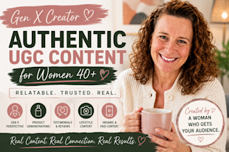 create authentic gen x ugc ads for your brand