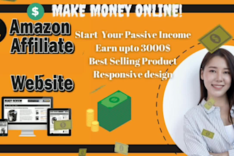 design amazon affiliate website and clickbank autopilot store