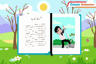 create 2d animation stories and cartoon videos in low budget