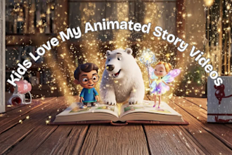 create engaging kids story animation videos for youtube