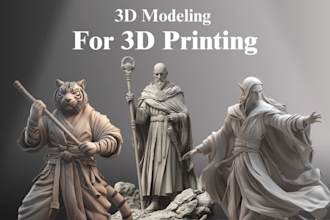 sculpt 3d model, toys, figure, for 3d printing and rendering in blender