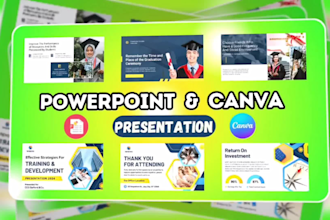 design editable powerpoint template or canva presentation