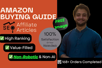 write topnotch amazon affiliate articles and buying guide