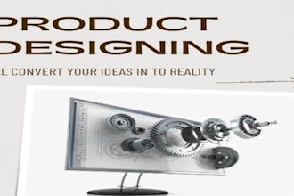 create high quality 3d product designs, models, rendering, and animations