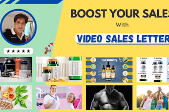 create results driven video sales letters, vsl, to improve your sales