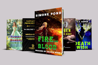 make ebook and paperback cover, amazon kindle cover