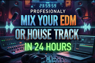 mix and master your edm or house track in 24 hours