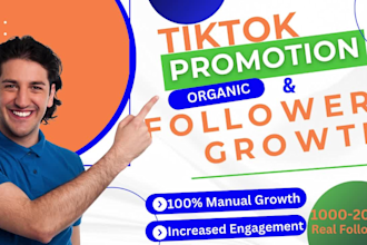 grow and promote your tiktok account organically