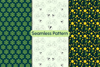 design repeat pattern, floral pattern design for textile prints