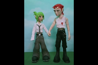 create a professional stop motion claymation animation
