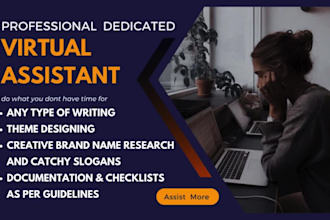 be your dedicated virtual admin assistant